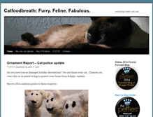 Tablet Screenshot of catfoodbreath.com